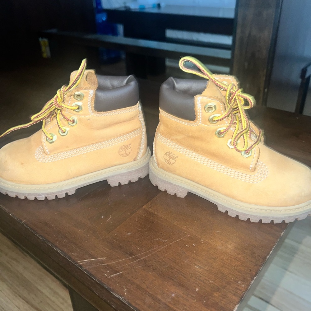 Timberland Kids Brown and Tan Boots